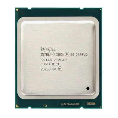 Intel Xeon E5-2650 V2 2.6GHz 8 Core 16 Threads LGA2011 SR1A8 CPU Processor - Image 1 of 2