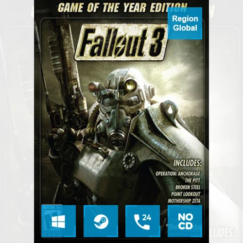 Fallout 3 GOTY for PC Game Steam Key Region Free - Image 1 of 4