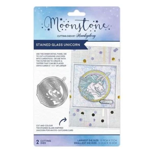 Hunkydory - Moonstone Dies - Buntglas Einhorn UVP 14,99€ - Bild 1 von 2