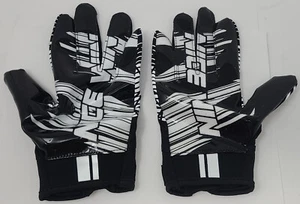 NICEWIN Guanti Ricevitore Calcio Unisex Uomo Donna GRANDI Nero/Bianco (IND) - Foto 1 di 2