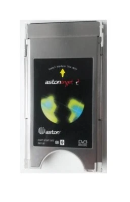 Módulo Satelital Aston Crypt CI TV SECA CAM NC CANAL Full HD v2.26 MEDIAGUARD  - Imagen 1 de 2