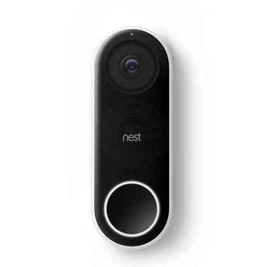 Google Nest Hello Video Türklingel kabelgebunden schwarz HD Video Bewegungsalarme Gespräch CCTV - Bild 1 von 8