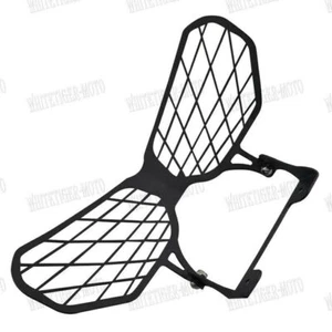 Black Front Headlight Grille Cover For Honda CRF 1000L Africa Twin 2016-17 - Picture 1 of 11
