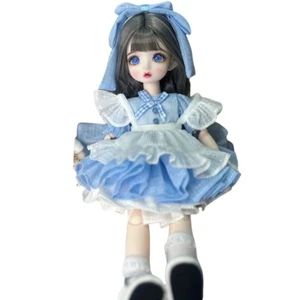 Elfenohren 1/6 Kugelgelenk Mädchen BJD Puppe Zum Selbermachen Spielzeug mit niedlicher Kleidung zusammengebaut - Bild 1 von 12