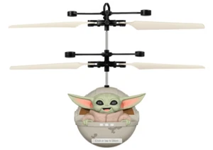 Star Wars Mandalorian The Child Motion Sensing Flying Helicopter Baby Yoda Drone - Picture 1 of 9