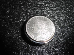 Morgan 1884 Silver Dollar Money Clip. ( 84M3 ) - Picture 1 of 12