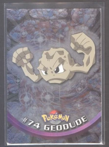 #74 Geodude (Foil) | 1999 Pokémon TV Anime S1 | EX | Blue Logo - Picture 1 of 2