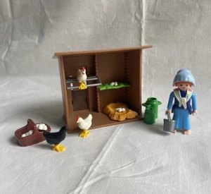Playmobil 4492 | Hühnerstall mit Hühnerfrau Bauernhof - Bild 1 von 6