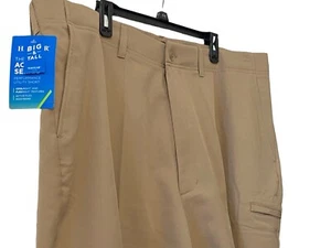 Haggar Big & Tall 44W The Active Series Khaki Flex Bund Shorts Neu mit Etikett - Bild 1 von 8