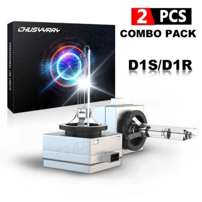 For Cadillac Escalade 2003-2006 Stock Fit HID Headlight Bulbs LOW BEAM Set of 2 - Image 1 of 4