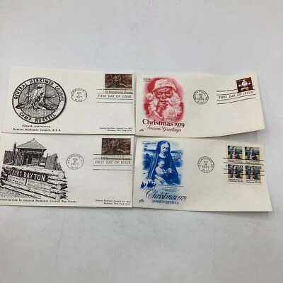 (4) 1970’s Assorted Postal Card & Envelope 13¢ & 15¢ Denominative Stamps FDC - Image 1 of 4
