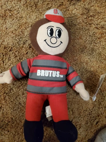 Brutus buckeye Plush Doll with tags Cover