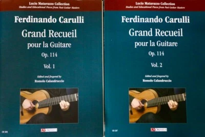 Carulli F. Grand Recueil pour la Guitare op. 114 - Voll. 1 e 2 full edition - Immagine 1 di 4