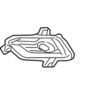 GENUINE HYUNDAI ACCENT 2018-2022 FOG LAMP HOLE COVER RH=PASSENGER, 86522-J0000 - Picture 1 of 1