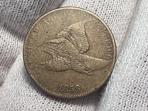 NICE 1858 FLYING EAGLE PENNY........................with FREE shipping