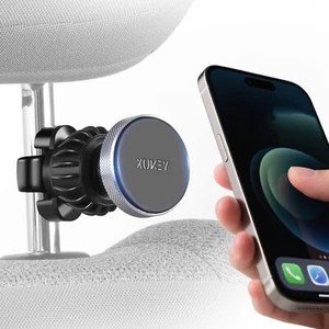 Magnetic Car Headrest Back Seat Mount Tablet Phone Holder Universal iPad Hooks & - Picture 1 of 7