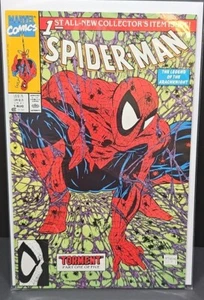 SPIDER-MAN #1 Torment, Todd McFarlane (Marvel Comics 1990) GREEN Edition - M/NM - Picture 1 of 17