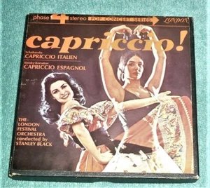 REEL to REEL TAPE / STANLEY BLACK "CAPRICCIO!" LONDON LCL 75004 CLASSICAL - Imagen 1 de 3
