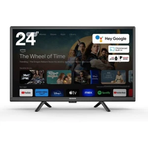 Aiwa 24" Smart LED HD TV with Mains or 12V Adaptor for Caravan Car Camper Google - Picture 1 of 6