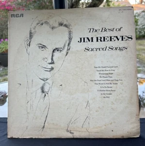 The Best Of Jim Reeves SACRED SONGS Vinyl LP 1974 Christian Country Religious - Imagen 1 de 2
