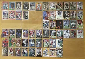 *Deion Sanders Football Lot Of 58 Different & Rookies & 20 Stripe Wild Card NMMT - Picture 1 of 12