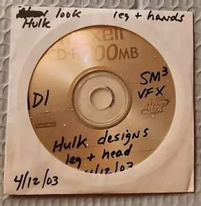SCARY MOVIE 3 OOAK VFX AUTHORIZED PRODUCTION DISC HULK DESIGNS PARODY HOLY GRAIL - Picture 1 of 6