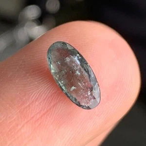 GIA certified 1 carat bluish green Brazilian tourmaline from Paraíba. - Picture 1 of 7