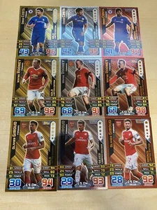 Match Attax 15/16 2015/16 - ALL 18 Limited Edition Cards (LE1-6 G/S/B) - Picture 1 of 2