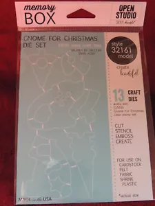 NEU Memory Box Stahl Scrapbooking Stanze Wichtel für Weihnachten Stanzenset 32161 - Bild 1 von 2