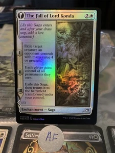 MTG The Fall of Lord Konda Fragment of Konda Kamigawa: Neon Dynasty 012/302 FOIL - Picture 1 of 2