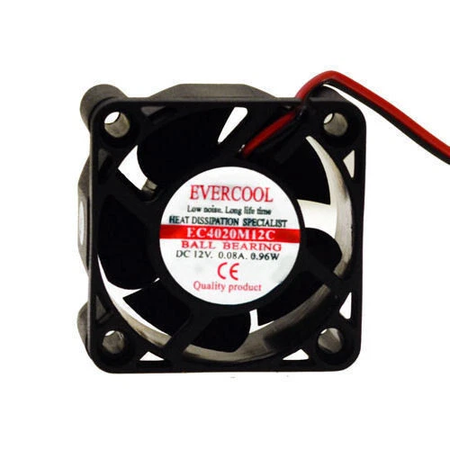 Evercool 40mm x 20mm EC4020M12C Computer Case Cooling Fan 4-Pin Molex Connector - Image 1 of 1