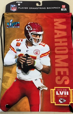 PATRICK MAHOMES SUPERBOWL LVII DRAWSTRING BACKPACK Cover