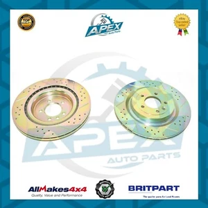 PERFORMANCE REAR BRAKE DISCS FOR RANGE ROVER L405, SPORT & DISCOVERY 5 - DA4687 - Picture 1 of 1