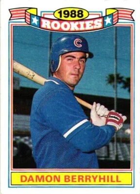 1989 TOPPS COMMEMORATIVE SET DAMON BERRYHILL RC ROOKIE  BASEBALL CARD #4 - Image 1 of 2