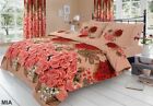 3D Duvet Cover Bedding Set With Fitted Sheet & Pillow Case Single Double King