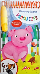 9788368189599 Ciekawy świata prosiaczek. Kolorowanka wodna Olesiejuk Sp. z o.o. - Bild 1 von 1