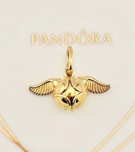 LIMITED EDITION Pandora x Harry Potter Golden Snitch Pendant Charm 368618C00 - Picture 1 of 18