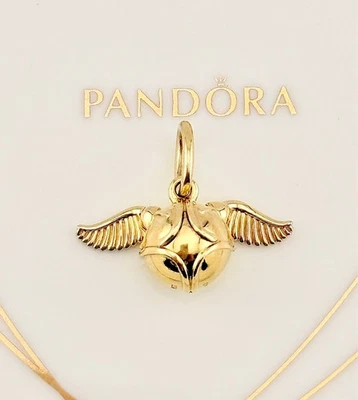 LIMITED EDITION Pandora x Harry Potter Golden Snitch Pendant Charm 368618C00 - Image 1 of 4