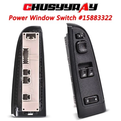 Interruptor de ventana principal 15883322 para Chevy Silverado GMC Sierra 1500 2003-2006 Foto 1 de 4