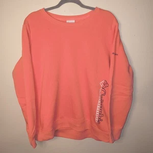 Columbia Sweatshirt Womens Longsleeve Pullover Crewneck Pink Size 1X - Picture 1 of 7