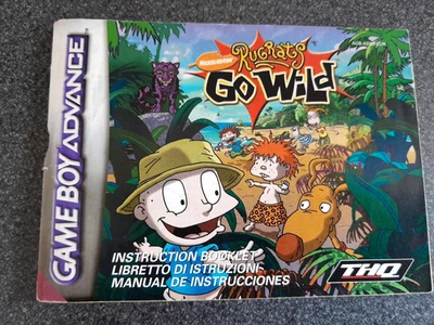 Rugrats Go Wild - manual only for Gameboy Advance game - Image 1 of 2