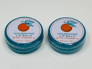 2 Bath & Body Works Pflegender Lippenbalsam mit Vitamin C 0,8 Unzen/22 g Neu - Bild 1 von 3