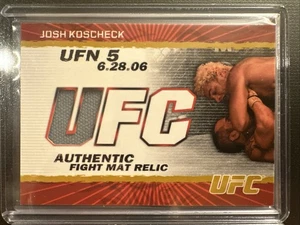 2009 Topps UFC Round 2 Josh Koscheck Gold Fight Mat Relic #FM-JK  Ltd. /199 - Picture 1 of 2