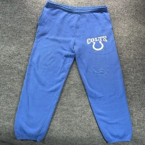 Vintage Indianapolis Colts Sweatpants Men’s L 1997 Blue Nutmeg NFL Lee Sport USA - Picture 1 of 7