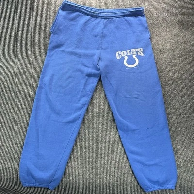 Pantalones deportivos vintage Indianapolis Colts para hombre L 1997 azul nuez moscada NFL Lee Sport EE. UU. Foto 1 de 4