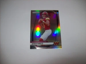 Panini Prizm Jayden Daniels 2024 plata #347 Rookie Commanders casi nuevo envío gratuito - Imagen 1 de 5