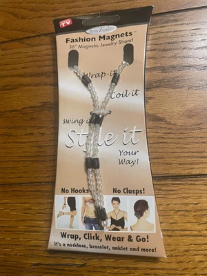 Style It 36" MAGNETIC JEWELRY STRAND Necklace/Bracelet/Anklet - Body Trends  New - Image 1 of 4