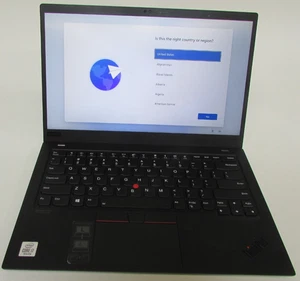 Lenovo Thinkpad X1 Carbon 7a generazione 14 Core i7-10510U 1,80 GHz 16 GB RAM 512 GB SSD - Foto 1 di 9