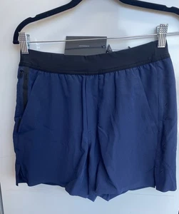 Zehntausend Intervall Shorts Herren klein marineblau 5" gefüttert sportlich Laufen Fitnessstudio - Bild 1 von 17