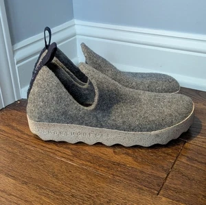 Asportuguesas Fly London Grau Wolle City Sneaker Slipper Schuhe 41 - Bild 1 von 8